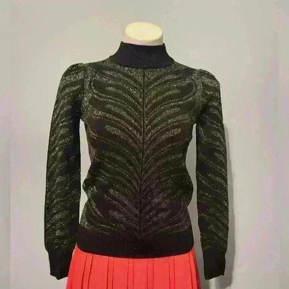 Black sparkly sweater top - Picture 1 of 3